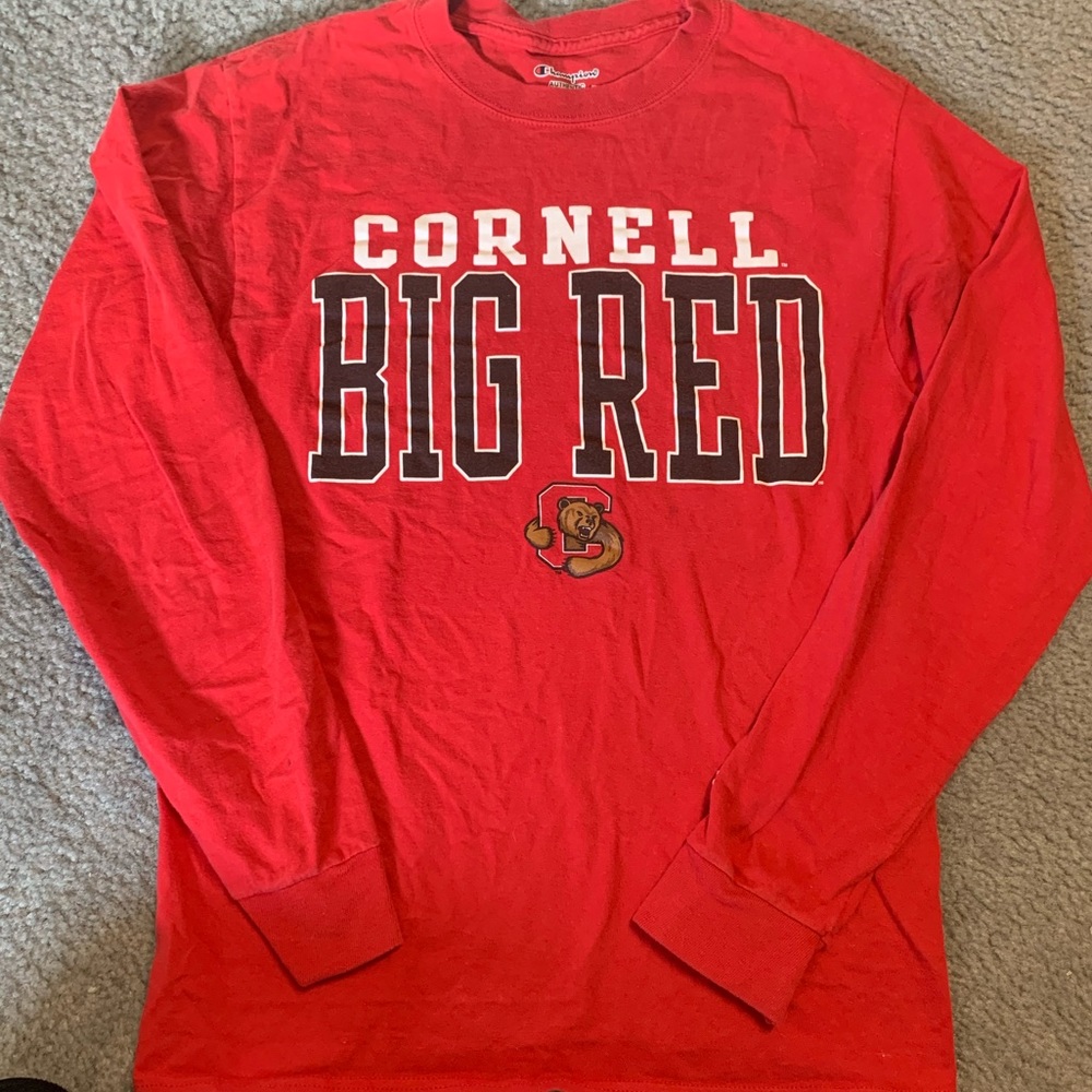 Cornell Size S Big Red Long Sleeve